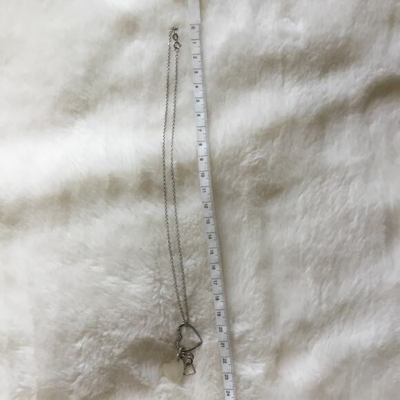 Sterling Silver Multi-Hearts Necklace - Picture 5 of 6